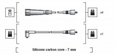 MAGNETI MARELLI 941318111111 -  Комплект проводов зажигания